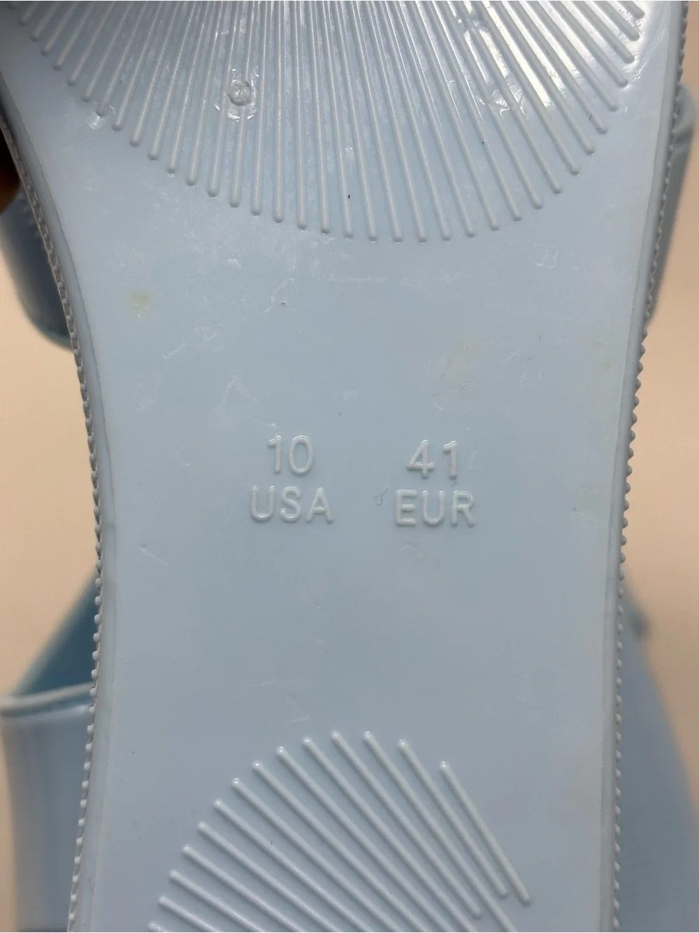 Jeffrey Campbell platform blue candied jelly sandals size 10